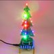 thumbnail image 2 of Kit electrónico giratorio de árbol de Navidad con música colorida, producción de bricolaje, 2 of 3