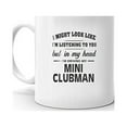 thumbnail image 2 of I'm Driving My MINI CLUBMAN Coffee Tea Ceramic Mug Office Work Cup Gift 15 oz, 2 of 3