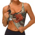 thumbnail image 3 of Balery Gigantic Skull In Clouds Sujetadores deportivos con espalda cruzada para mujer, acolchados, sin costuras, de alto impacto, ideales para yoga, gimnasio, entrenamiento y fitness.-XX-Large, 3 of 8