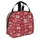 thumbnail image 2 of Easygdp Ho Funny Christmas Bolsa Térmica Premium - Tela Oxford Impermeable, Gran Capacidad, Bolsillo Frontal, Unisex para Trabajo, Escuela, Actividades al Aire Libre y Picnics, 2 of 8