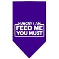thumbnail image 1 of Hungry I Am Screen Print Bandana Purple Small, 1 of 1