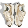 thumbnail image 6 of LUCKY STEP Chunky Fashion Mesh Sneakers Casual Running Walking Shoes,Gold/Beige,Womens, 6 of 6