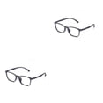 thumbnail image 2 of Minnieouse Gafas TR90 Rectángulo Marco completo Sin lentes recetados Gafas de estilo vintage Gafas ligeras para negro Negro 2piezas, 2 of 6