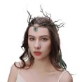 thumbnail image 5 of Woodland Antler Forest Elves Fairys Headband Circlet For Women Girls Renaissance Halloween ,Christmas, Birthday Cosplay Wedding Accessory Flye1982, 5 of 5
