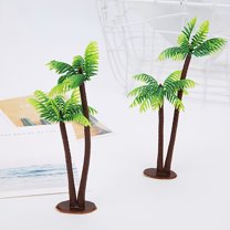 SPRING PARK Plastic Artificial Plant Mini Coconut Tree Wedding Party Cake Decorating Tool