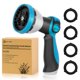 thumbnail image 1 of AUTOMAN Boquilla de manguera de jardín – 10 patrones de pulverización ajustables, control de flujo de pulgar, manguera de agua, boquilla de pulverización para plantas, riego, lavado de coches, limpiez, 1 of 1
