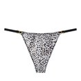 thumbnail image 1 of Pantalones de yoga fitness de seda helada sin costuras con tanga ajustada con estampado de leopardo sexy, de secado rápido, 1 of 4