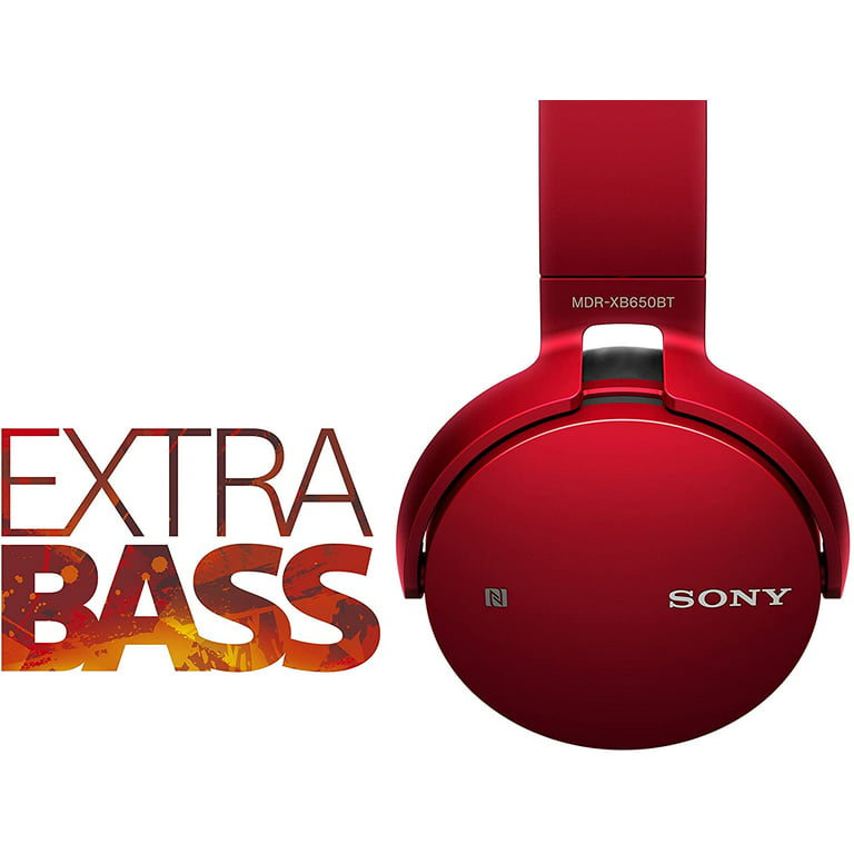 Sony MDRXB650BT/R - Auriculares Bluetooth con Graves Extra, Color Rojo :  : Electrónicos