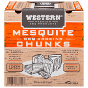 Western 500 CU in Mesquite Smoking Wood Chunk Box CS