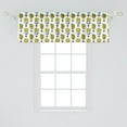 thumbnail image 2 of Ambesonne Cactus Window Valance, Colorful Succulents in Pots, 54" X 18", Multicolor, 2 of 3