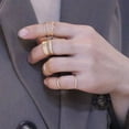 thumbnail image 2 of Womens Fashion Ring Electroplated Ring For Index Finger Individually Packed Elegant Gift For Her Classy Finish, 2 of 4