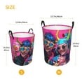 thumbnail image 2 of Laundry Basket, Hip Hop People No.112 Laundry Hamper Waterproof Laundry Bag Clothes Hamper Laundry Bin with Handles for Bedroom, Living Room, Kids Room, 2 of 6