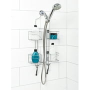 Expandable Chrome Shower Caddy with 4 Basket Shelves, Zenna Home over-the-Showerhead