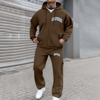Men's Fashion Short Sets Athletic Full-Zip Hooded Running Tracksuit with Pockets Sports Casual Sweat Suit Warm Up Two-Piece Set Athletic Set Exercise Men's Fashion Short Sets Athletic Full-Zip Hooded Running Tracksuit with Pockets Sports Casual Sweat Suit Warm Up Two-Piece Set Athletic Set Exercise