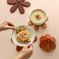 thumbnail image 2 of FastXmas Christmas Tree Trivets for Hot Dishes, Trivet Tree Set,Tree Shape Trivet Set,4 Wooden Trivets + 1 Stand,Heat-Resistant Foldable Wooden Trivet Tree for Teapot、Hot Dishes、Bowl、Hot Pot Holder, 2 of 2