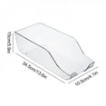 thumbnail image 1 of AMERTEER Stackable Plastic Food Storage Bins - Refrigerator Organizer With Handles For Pantry  Fridge  Freezer  Kitchen  Countertops  Cabinets - Clear Can Organizer, 1 of 6