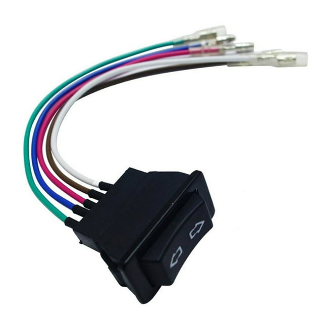 Car Interior Power Window Control Switch Button with Repairing Accessory Indicator Automotive Controller Replacement Part Maintenance Accessory Green