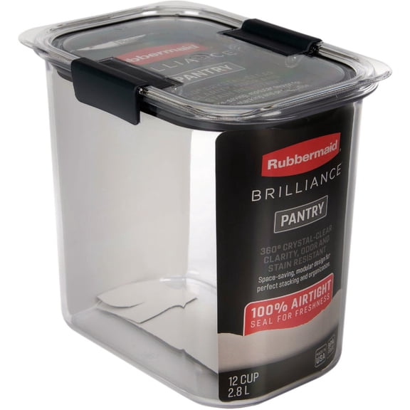 Rubbermaid Home Rubbermaid Brilliance Pantry Food Storage Container - Pack of 4