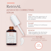 Avène RetrinAL Advanced Correcting Serum, Anti-aging with Bakuchiol, 1 fl oz