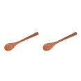 thumbnail image 3 of Cateissary Coconut Wood Spoon Flat Handle Stirring Tableware Use Supplies Household Cooking Tool Kitchen Coffee Accessories 18x2.5 cm 2Conjunto, 3 of 6