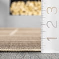 thumbnail image 6 of nuLOOM Madie SpinClean Transitional Bordered Easy-Jute Machine Washable Area Rug, 8' x 10', Madie Natural, 6 of 8