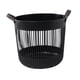 thumbnail image 1 of Cesta grande para la colada, cesta de almacenamiento, organizador portátil, almacenamiento decorativo para aperitivos, cesto para la colada, caja de Negro, 1 of 9