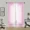 Pink, variant on Gorgeous Home Linen 2pc Pink Solid Sheer Voile Window Curtain Set, Rod Pocket Panels 54"W x 84"L (Each)