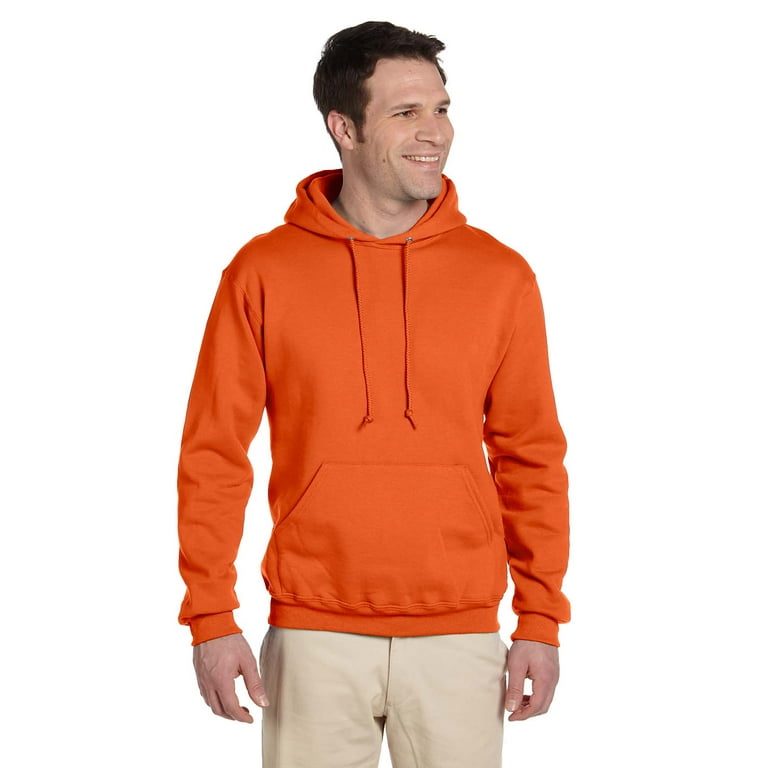 JERZEES Super Sweats NuBlend Hooded Sweatshirt 4997MR Safety