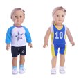 thumbnail image 3 of Tenue de Soccer pour Poupée Jouet Réaliste Vêtements de Poupée Uniforme de Sport pour Poupée de 18 Pouces, 3 of 8