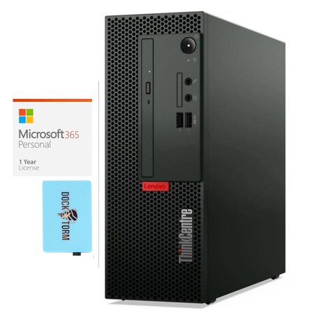 Lenovo ThinkCentre M70c SFF Home & Business Mini Desktop (Intel i3-10100 4-Core  AMD Radeon 520  8GB RAM  120GB SATA SSD  HDMI  Display Port  Win 10 Pro) with Microsoft 365 Personal   Hub