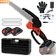 thumbnail image 1 of Mini Chainsaw Mini Motosierra de 8 Pulgadas, HDJ Cordless con 2 Baterías, Motosierra Eléctrica Portátil con una Sola Mano para Cortar Madera y Podar Ramas de Árboles, 1 of 9