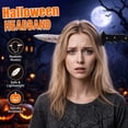 thumbnail image 2 of 2-pack Halloween Bloody Knife Headbands, 12-Inch Through-Head PU Foam Costume Accessories for Cosplay, Horror Party, Stage and Photo Props, 2 of 10