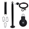 thumbnail image 1 of Accesorio de máquina de Cable de polea de Fitness DIY con correa colgante de pasador de carga de polea Accesorios para el pecho con barra de cuerda para ejercicios, 1 of 9
