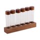 thumbnail image 4 of Tubos de almacenamiento de granos de café con tapa y soporte. Tubo de ensayo de granos de café rellenable. 6 hoyos, 4 of 9