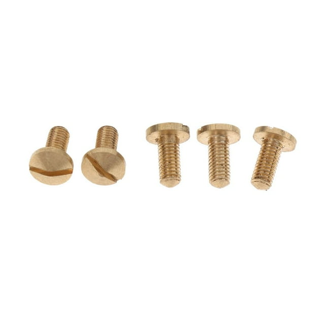 Piezas de reparación de saxo alto Tornillos para accesorios de instrumentos de viento de madera Paquete de 5 - 9 mm 9mm perfke Tornillos de saxofón