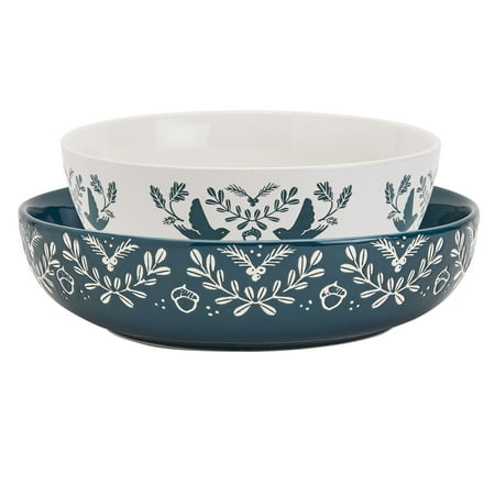 

Gallery Winter Forest 2pc Serving Bowl Set