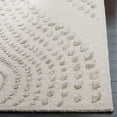 thumbnail image 3 of SAFAVIEH Bella Elisie Abstract Floral Leaf Wool Area Rug, Sand/Brown, 5' x 5' Square, 3 of 6