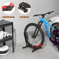 thumbnail image 5 of Upgraded  Bike Stand Floor - Portable Garage Storage for 24-29 Inch Bikes with 3.5 Tire Width Support, Heavy Duty Steel Red Rack, 5 of 6