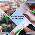 thumbnail image 7 of EXLEAF Seam Rippers for Sewing, 2 Big and 2 Small Stitch Remover Tools, Thread Ripper with Thread Snips for Sewing and Diy Craft, Multi-Functional Seam Ripper, 7 of 7