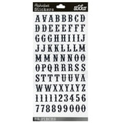 Pioneer 3D Gold Letter Stickers-Uppercase & Lowercase, 1 count