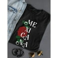 thumbnail image 3 of Mexican Girl Shaped T-Shirt Women -Smartprints Designs, Female Large, 3 of 4