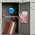 thumbnail image 4 of LNGOOR Locker Organizer Kit Maximize Space Store Magnetic Pen Holder Easy Installation Foldable Compact Locker Rack, 4 of 8