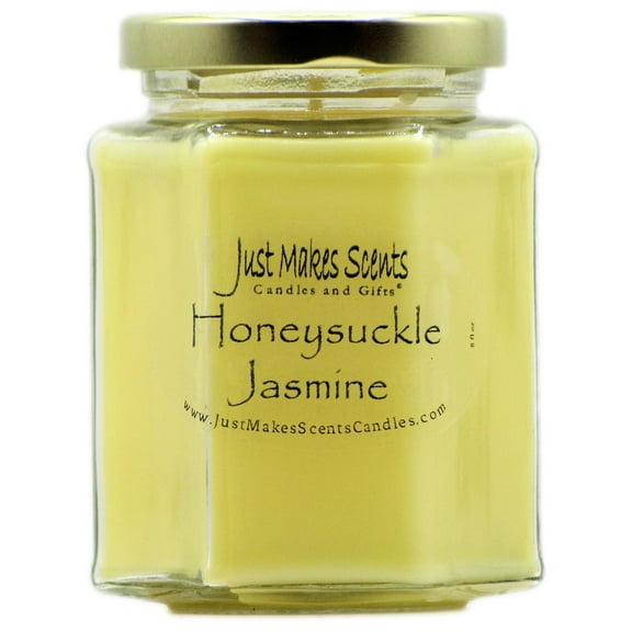 Honeysuckle Jasmine Soy Candle -Just Makes Scents