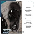 thumbnail image 3 of Norty Men's Comfortable and Casual Slip-On Memory Foam Flip Flop Thong Sandal, 3 of 11