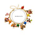 thumbnail image 3 of Skegnu Thanksgiving Decorations Thanksgiving Alloy Bracelet Maple Leaf Sunflower Bracelet Orange Turkey Thanksgiving Hand Decoration Gift Festive Atmosphered Fall Decorations for Home on Clearance, 3 of 6
