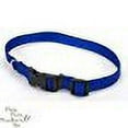thumbnail image 2 of Coastal Adjustable Nylon Collar with Tuff Buckle for Dogs, Blue, 1-in Nylon x 14-in-20-in Neck Girth, 2 of 3