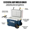 thumbnail image 2 of RTIC 52 Qt 76-Can Ultra-Light Rolling Cooler, Patriot, 2 of 9