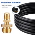thumbnail image 2 of WADEO 12 FT Propane Quick Connect Hose for RV to Gas Grill, 1/4" Quick Connect Hose Converter Replacement for 1 LB Throwaway Bottl, 2 of 9