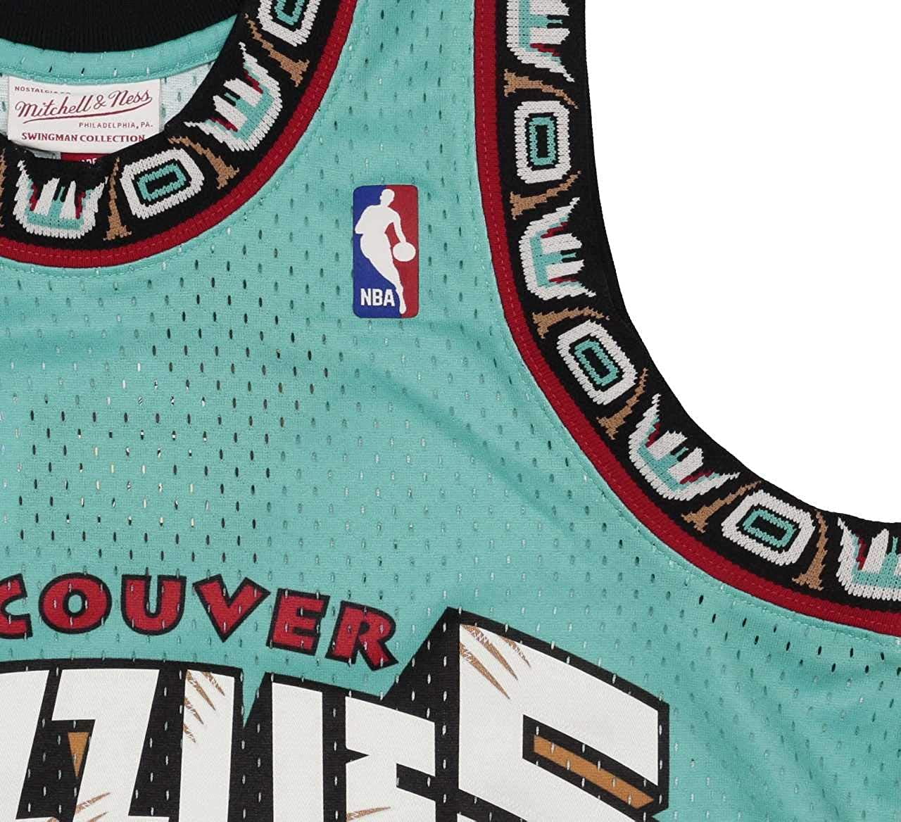 Mitchell & Ness Vancouver Grizzlies Mike Bibby #10 '98-'99 Marble Swingman  Jersey Teal