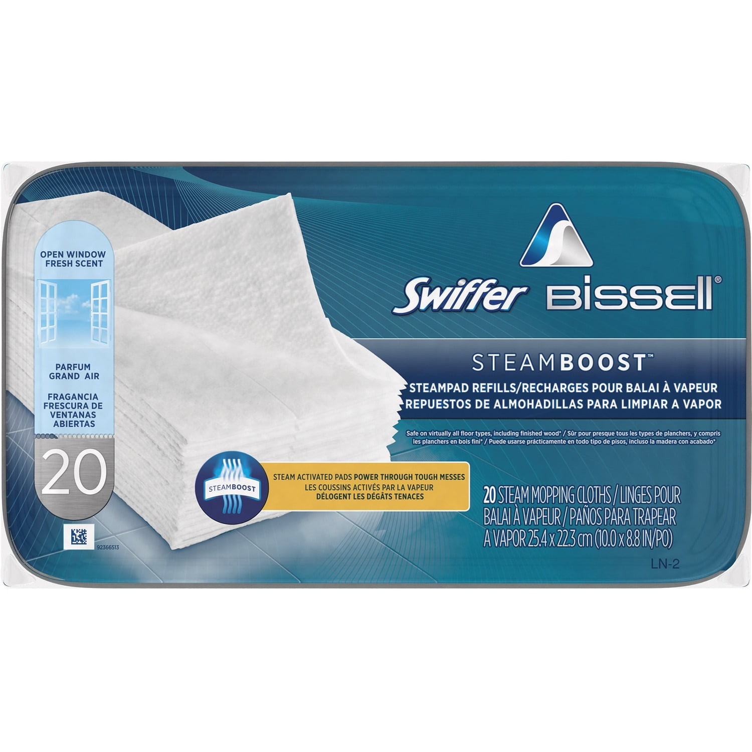 Swiffer Steamboost Steampad Refills for Steam Mop, 20 count